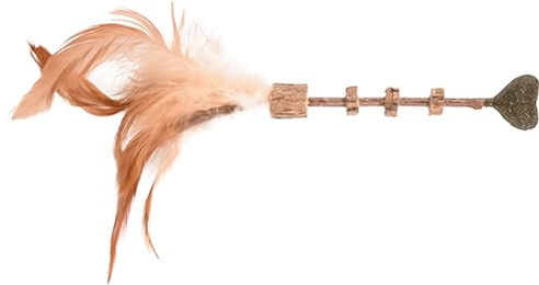 Flamingo Topsy Stick Holz mit Herz Matatabi Natur – Bild 1 von 3