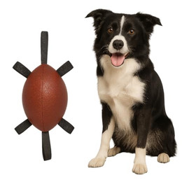 Produktbild von Flamingo Towo Rugbyball für Hunde Dunkelbraun