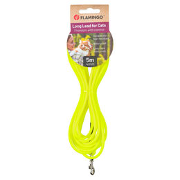 Flamingo Trainings- und Schleppleine Caspar Fluo gelb - 5 m – Bild 1 von 2