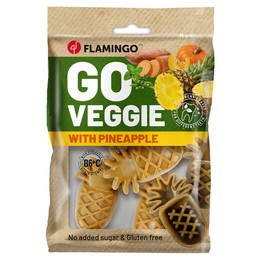 Produktbild von Flamingo Veggie Ananas Hundesnack vegetarisch - 120 g