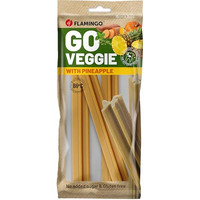 Produktbild von Flamingo Veggie Stick mit Ananas Hundesnack - 3 x 50 g