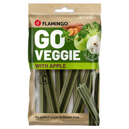 Produktbild von Flamingo Veggie Stick mit Apfel Hundesnack - 6 x 78 g