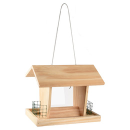 Produktbild von Flamingo Vogelfutterhaus Mado Firnis zum Aufhängen