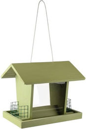 Produktbild von Flamingo Vogelhaus Futtersilo Mado zum Aufhängen Grün
