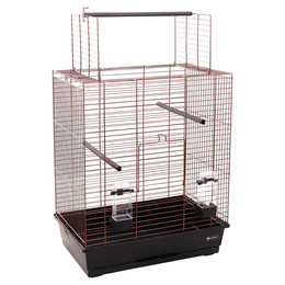 Produktbild von Flamingo Vogelkäfig Sittichkäfig Halura kupfer/schwarz