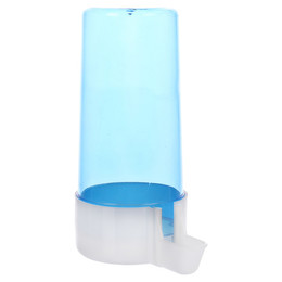 Produktbild von Flamingo Vogeltränke Wasser- und Futterbrunnen Neri blau/weiß - 220 ml