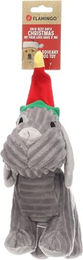 Flamingo Weihnachtsspielzeug Aviana Hund grau – Bild 1 von 3
