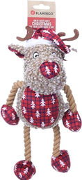 Flamingo Weihnachtsspielzeug Krola Rentier mit Seil – Bild 1 von 3