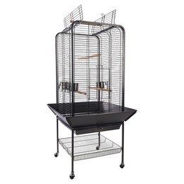 Produktbild von Flamingo Wellensittichkäfig Paullie groß anthrazit