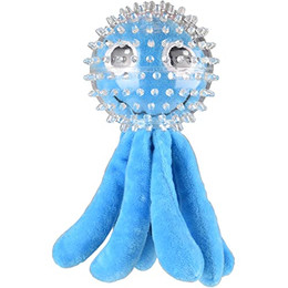Produktbild von Flamingo Wilco Tintenfisch Hundespielzeug blau