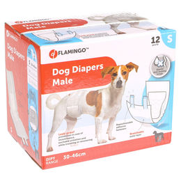 Flamingo Windeln für Rüden Dipy S 30-46 cm – Bild 1 von 3