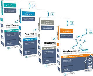 Flea Free Ectoline Duo Hund - 10 - 20 kg - 2 Pipetten – Bild 1 von 5