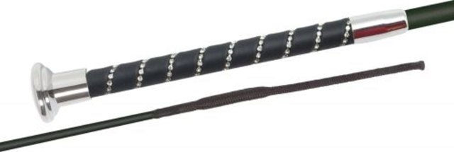 FLECK Dressurgerte Silktouch Crystal chrom - 110 cm – Bild 1 von 2