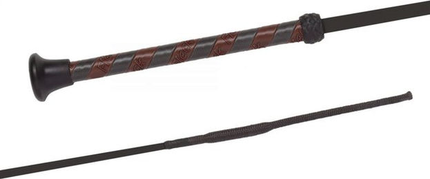 Produktbild von FLECK Dressurgerte SilkTouch Retro schwarz - 110 cm