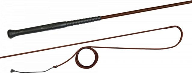 Produktbild von FLECK Longierpeitsche ERGO-Griff, 180 cm - braun