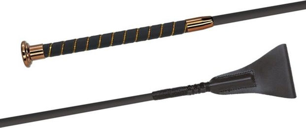 Produktbild von FLECK Springstock SilkTouch CRYSTAL Coffee/schwarz - 50 cm