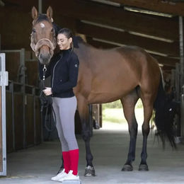 Produktbild von Fleece-Reitjacke Frau Equithème Lena