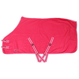 Fleecedecke für Pferde mit Gurt Q-essentials Color – Bild 1 von 3