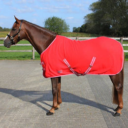 Produktbild von Fleecedecke für Pferde mit Gurt Q-essentials Color