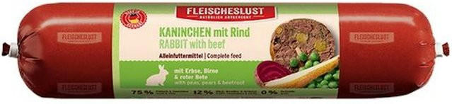 Produktbild von Fleischeslust Classic 800g 6 x 800 Gramm Kaninchen