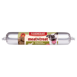 Produktbild von Fleischeslust Meat & Treat Pferd Wurst - 12 x 80 g