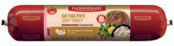 Fleischeslust Nassfutter Hund Junior Futterbox Saftige Pute 8x400g – Bild 1 von 2