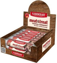 Fleischeslust Trainingswurst meat & treat Büffel 12x80 g – Bild 1 von 2
