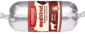 Fleischeslust Trainingswurst meat & treat Büffel 15x200 g – Bild 1 von 2