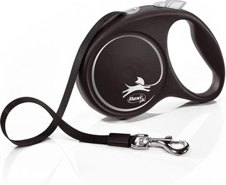 Produktbild von flexi Black Design Gurt-Leine M 5 m schwarz - 5 m