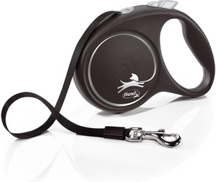 Produktbild von flexi Black Design Gurt Roll-Leine L 5 m Schwarz - 5 m