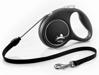 Produktbild von flexi Black Design Seil-Leine M 5 m Schwarz - 5 m