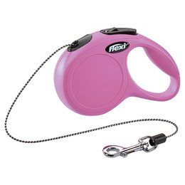 Produktbild von flexi® CAT XS Seil Roll-Leine pink 3 m für Katzen bis 8 kg - 3 m