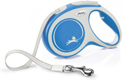 Produktbild von flexi Comfort M Gurt Roll-Leine 5 m blau - 5 m