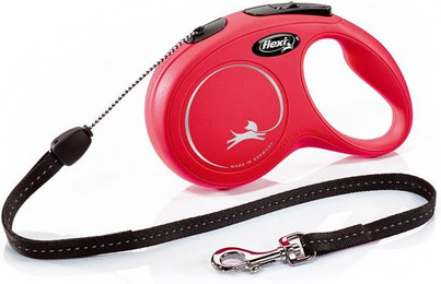 Produktbild von flexi New Classic Seil-Leine rot Größe S 8 m bis 12 kg - 8 m