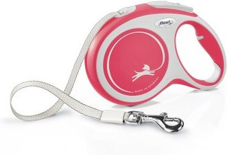 Produktbild von flexi New Comfort Gurt-Leine L 8 m rot - 8 m