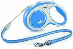 Produktbild von FLEXI New Comfort S Gurt-Roll-Leine 5 m Hellblau - 5 m