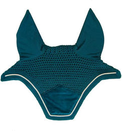 Produktbild von Fliegenhaube aus leisen Samt für Pferde Kentucky Horsewear Wellington