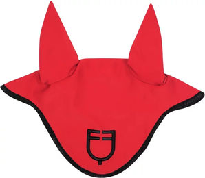 Produktbild von Fliegenhaube für kurzes Pferd Equestro Gp Con Logo