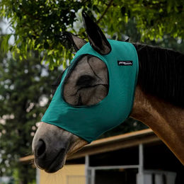 Produktbild von Fliegenhaube für Pferde aus dehnbarem Lycra Pro-Tech
