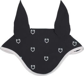 Produktbild von Fliegenhaube für Pferde in der White Line Technik Edition Equestro