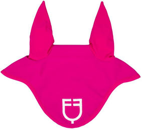 Produktbild von Fliegenhaube für Pferde mit Logo Equestro