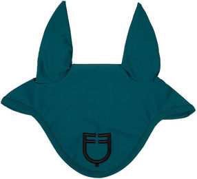 Produktbild von Fliegenhaube für Pferde mit Logo Equestro