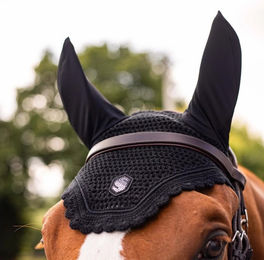 Produktbild von Fliegenhaube für Pferde Samshield Flyshield Fly Veil Swarovski