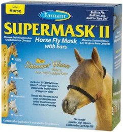Produktbild von Fliegenmaske ohne Ohrenschutz Farnam Supermask II XL