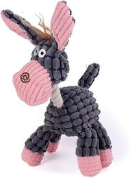 FLOCKI Pets™ Tierkuscheltier Quietschendes Hundespielzeug – weiches Hundekuscheltier, niedliches Tierspielzeug, weiche Textur, mit Quietschen – Bild 1 von 5