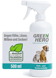 Produktbild von Floh- und Zeckenschutz Spray 500 ml für Hunde und Katzen - 500 ml