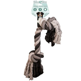 Produktbild von Floss Boss Dental Rope Hundespielzeug extra heavy schwarz-grau - 1,5 kg