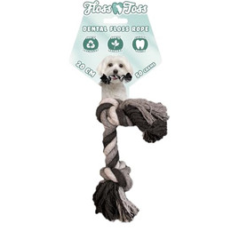 Produktbild von Floss Toss Dental Rope mit 2 Knoten