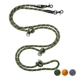 Produktbild von Floxik Premium Führleine für Hunde 3m verstellbar grün - 3 m