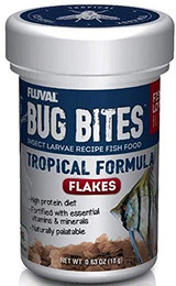 Produktbild von Fluval Bug Bites Fischfutter Flocken mit Insektenlaven - 100 ml